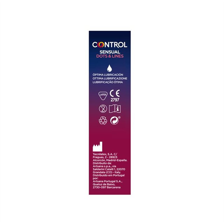 Sensual Dots & Lines 12 uds - 8411134140555 - Teknashop Ltd
