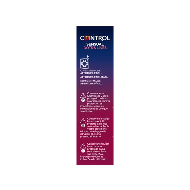 Sensual Dots & Lines 12 uds - 8411134140555 - Teknashop Ltd
