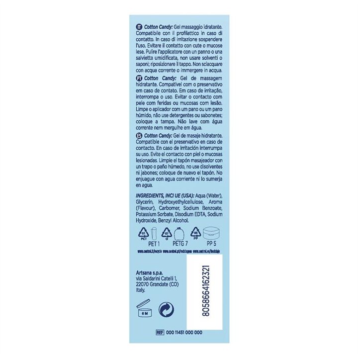 Massage Gel Cotton Candy 200 ml - 8058664162321 - Teknashop Ltd