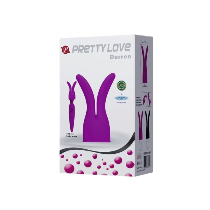 Pretty Love Head Massager Darren Purple - BI-014366 - Teknashop Ltd
