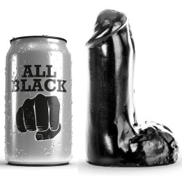 ALL BLACK - DILDO REALISTIC 13 CM - D-216239 - Teknashop Ltd