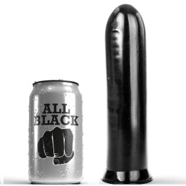 ALL BLACK - DILDO BLACK 19 CM - D-216234 - Teknashop Ltd