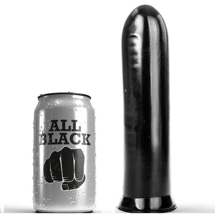ALL BLACK - DILDO BLACK 19 CM - D-216234 - Teknashop Ltd