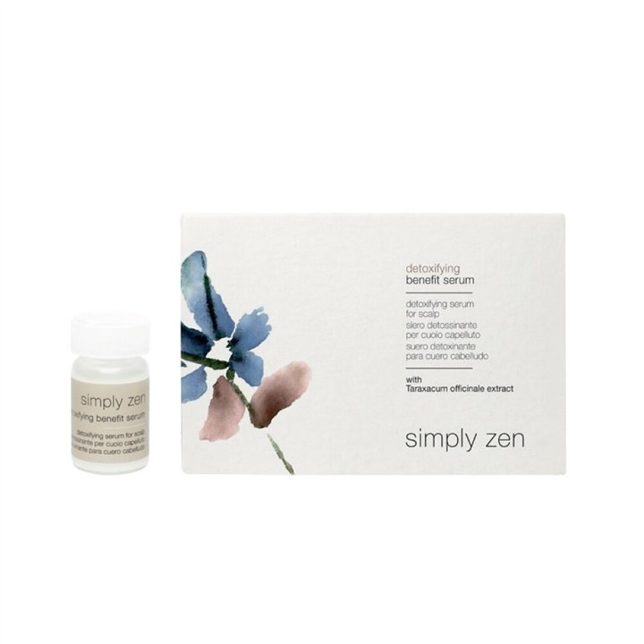 Set, Simply Zen, Detoxifying, Leave In Scalp Treatment Serum, For Detoxing, 12 pcs, 5 ml - Teknashop Ltd