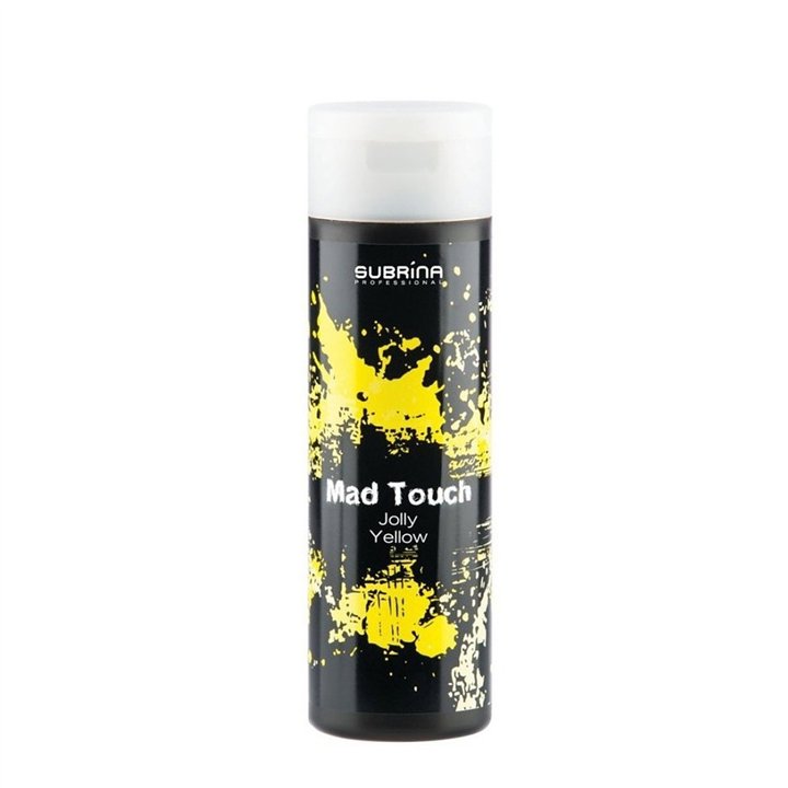 Subrina Professional, Mad Touch, Hair Colouring Gel, For Direct Colouring,  Jolly Yellow, 200 ml - Teknashop Ltd