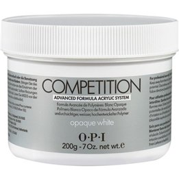 Opi, Competition, Acrylic Nail Powder, Opaque White, 200 g - Teknashop Ltd