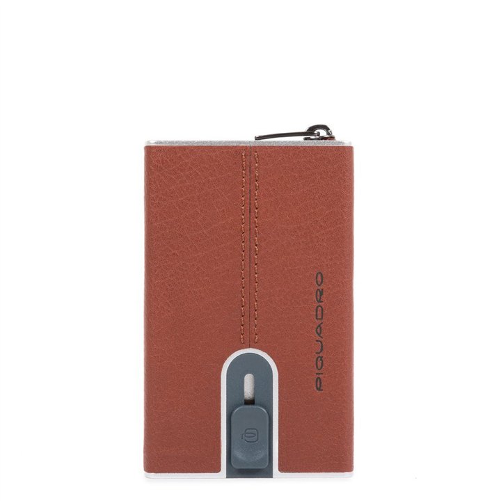 Piquadro, Black Square Card Holders - Teknashop Ltd