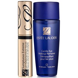 Extreme Lashes Set Estee Lauder: Gentle Eye, Makeup Remover Lotion, 30 ml + Sumptuous Extreme, Waterproof, Volumizing, Mascara, 