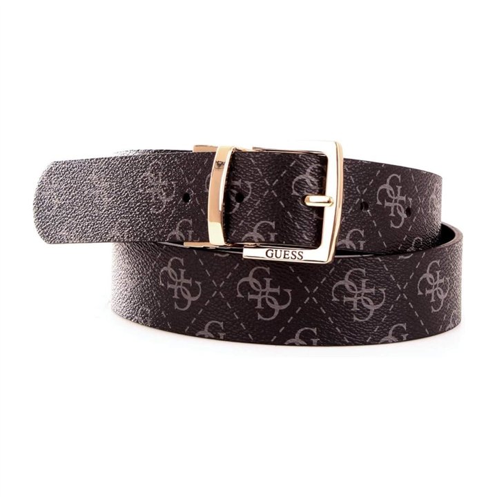 Guess, Tyren, Textile Belt, Gray, For Women, Size S - Teknashop Ltd
