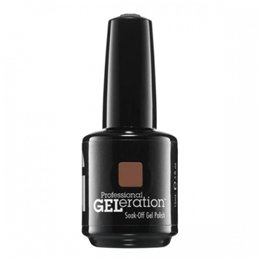 Jessica, GELeration Colours, Semi-Permanent Nail Polish, GEL-1176, Toasted Pecans, 15 ml - Teknashop Ltd