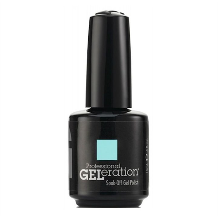 Jessica, GELeration Colours, Semi-Permanent Nail Polish, GEL-1191, Cool In The Pool, 15 ml - Teknashop Ltd