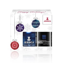 Winter Set Jessica: Custom Colors, Nail Polish, Light Up The Sky, 14.8 ml + Professional GELeration, Semi-Permanent Nail Polish,