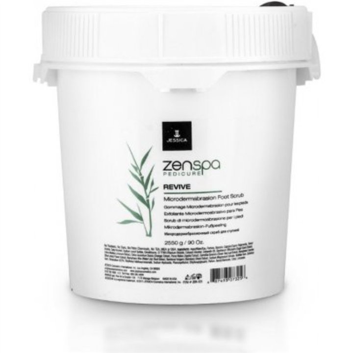 Jessica, ZenSpa Revive, Cleanse & Scrub, Foot Scrub, 2550 g - Teknashop Ltd