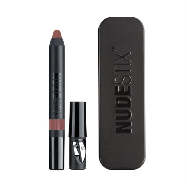 Nudestix, Intense Matte, Lip Liner & Cheek Blush 2-In-1, Belle, 2.5 g - Teknashop Ltd