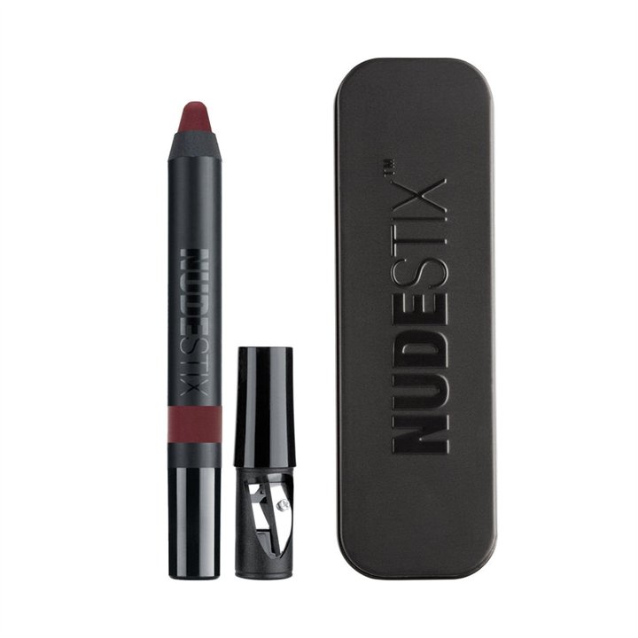 Nudestix, Intense Matte, Lip Liner & Cheek Blush 2-In-1, Raven, 2.5 g - Teknashop Ltd