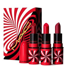 Tiny Tricks Set MAC: Mini, Matte, Cream Lipstick, Awe-Spicious, 1.8 g *Miniature + Mini, Matte, Cream Lipstick, Snappy-Go-Lucky,