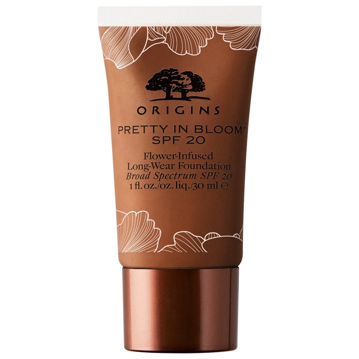 Origins, Pretty In Bloom, Long Wearing, Cream Foundation, 720, Very Deep Cool, SPF 20, 30 ml - Teknashop Ltd