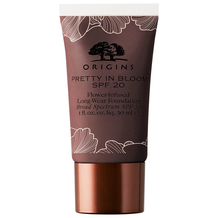 Origins, Pretty In Bloom, Long Wearing, Cream Foundation, 740, Very Deep Cool, SPF 20, 30 ml - Teknashop Ltd