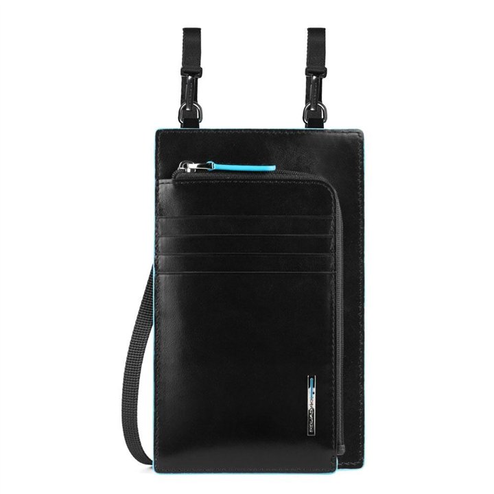 Piquadro, Blue Square Crossbody Bags - Teknashop Ltd