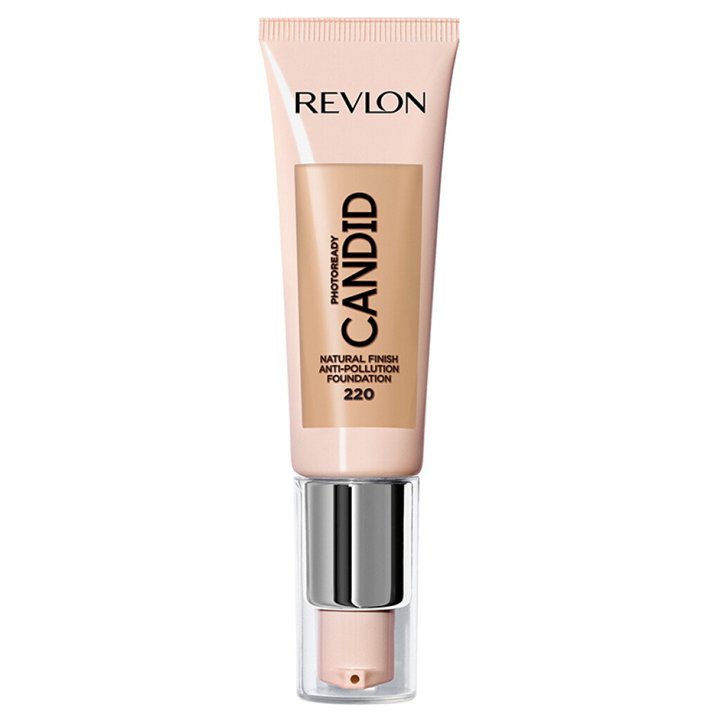 Revlon, Candid, Anti-Pollution, Liquid Foundation, 220, Sand Beige, 22 ml - Teknashop Ltd