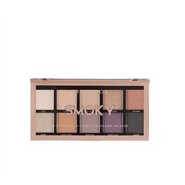 Profusion Cosmetics, Smoky, Eyeshadow Palette, 10 Shades, 25 g - Teknashop Ltd