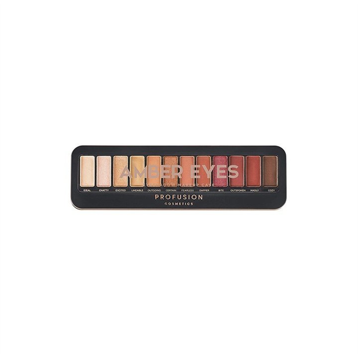 Profusion Cosmetics, Profusion, Eyeshadow Palette, Amber Eyes, 25 g - Teknashop Ltd