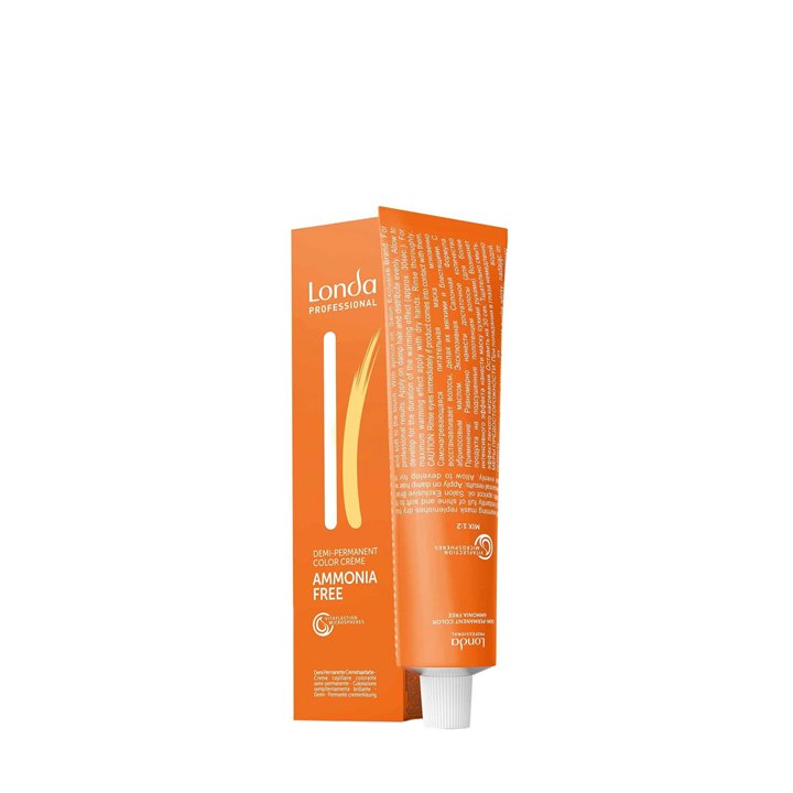 Londa Professional, Londacolor, Ammonia-Free, Demi-Permanent Hair Dye, 7/4 Medium Blond Copper, 60 ml - Teknashop Ltd