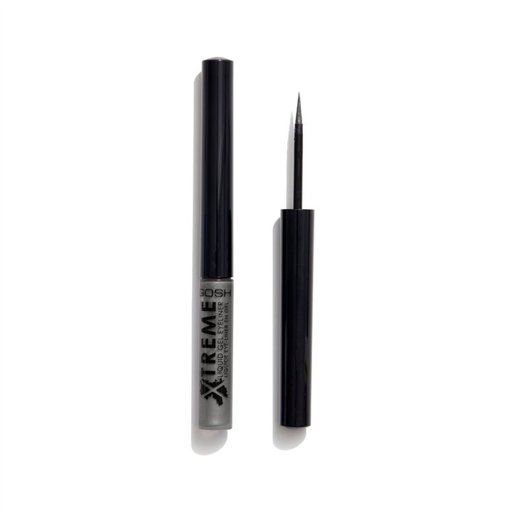 Gosh, Xtreme, Waterproof, Liquid Eyeliner, 003, Gun Metal, 1.7 ml *Tester - Teknashop Ltd