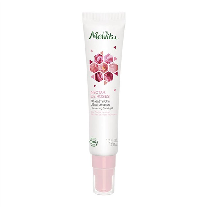 Melvita, Nectar de Roses, Organic, Hydrating, Day, Gel, For Face, 40 ml *Tester - Teknashop Ltd
