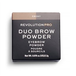 Makeup Revolution, REVOLUTION PRO, Vegan, Eyebrow Powder, Ebony, 2.2 g - Teknashop Ltd