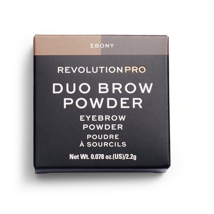 Makeup Revolution, REVOLUTION PRO, Vegan, Eyebrow Powder, Ebony, 2.2 g - Teknashop Ltd