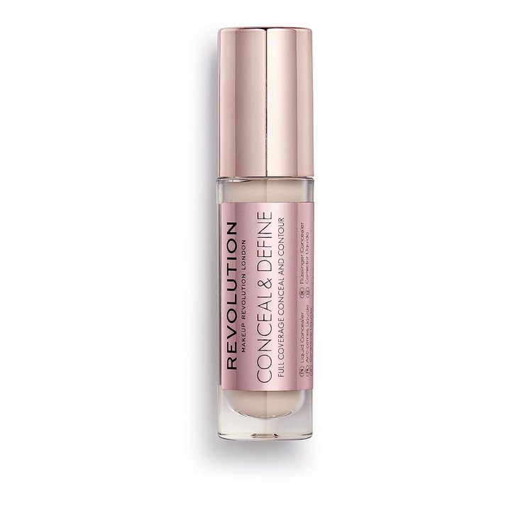 Makeup Revolution, Conceal & Define, Corrective, Liquid Concealer, C5, 4 g - Teknashop Ltd