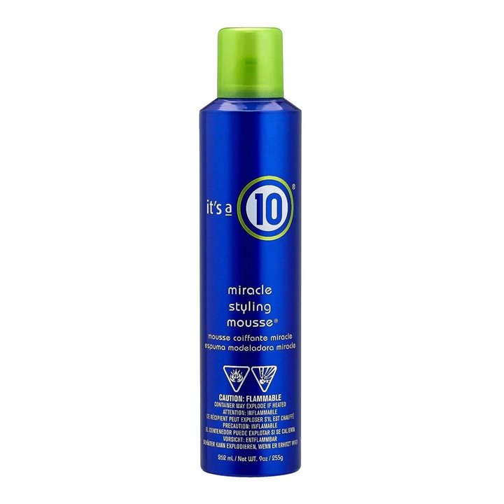 It's a 10, Miracle, Hair Styling Foam, For Volume, Medium Hold, 262 ml - Teknashop Ltd