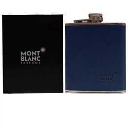 Montblanc, Travel, GWP Glass Water Bottle Blue - Teknashop Ltd