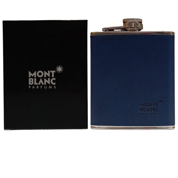 Montblanc, Travel, GWP Glass Water Bottle Blue - Teknashop Ltd