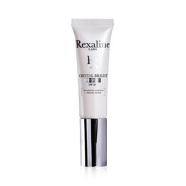 Rexaline, Crystal Bright, Hyaluronic Acid + 3 Bright Active, Illuminating, Cream Primer, 30 ml - Teknashop Ltd