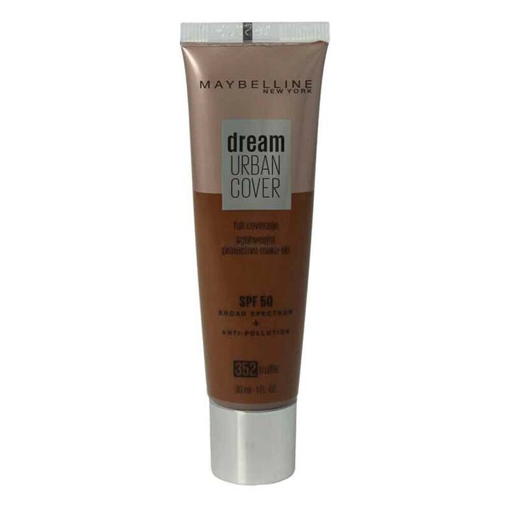 Maybelline, Dream Urban Cover, Full Cover, Cream Foundation, 352, Truffle, SPF 50, 30 ml - Teknashop Ltd