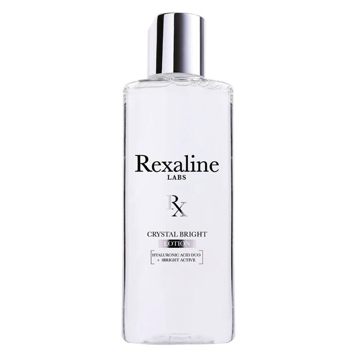 Rexaline, Crystal Bright, Hyaluronic Acid + 3 Bright Active, Illuminating, Exfoliating Lotion, 150 ml *Tester - Teknashop Ltd