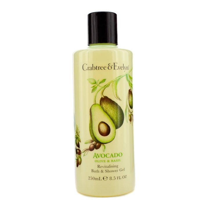 Crabtree & Evelyn, Avocado, Revitalising, Shower Gel, For All Skin Types, 250 ml *Tester - Teknashop Ltd