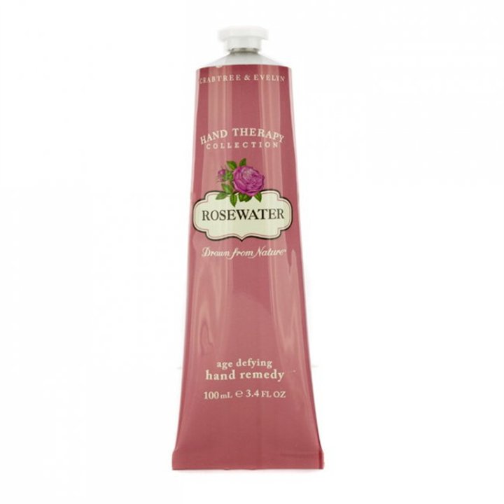 Crabtree & Evelyn, Rosewater, Age-Defying, Hand Cream, 100 g *Tester - Teknashop Ltd