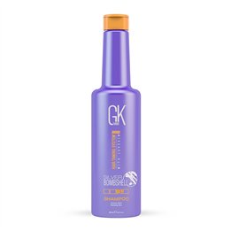 Global Keratin,  Silver Bombshell, Hair Shampoo, For Neutralisation Of Yellow Tones, 280 ml - Teknashop Ltd