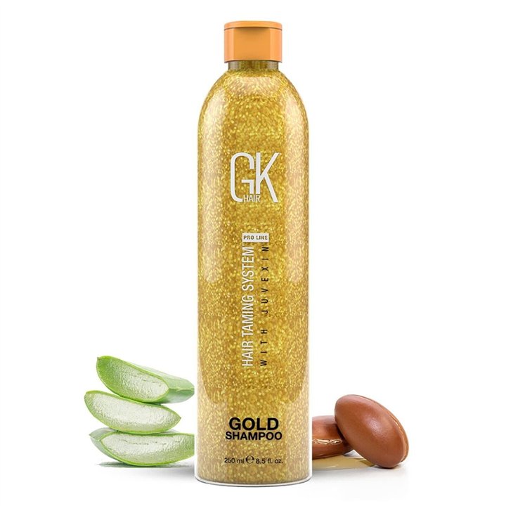 Global Keratin, Gold, Hair Shampoo, For Smoothening, 250 ml - Teknashop Ltd