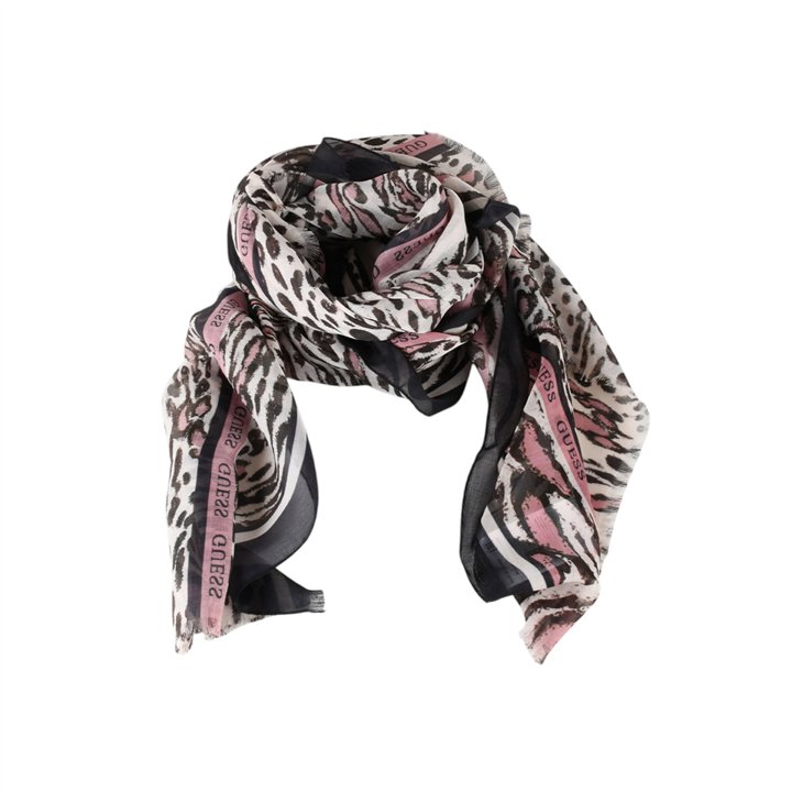 Guess, Guess, Textile Scarf, Pink, 90 x 180 cm, For Women - Teknashop Ltd