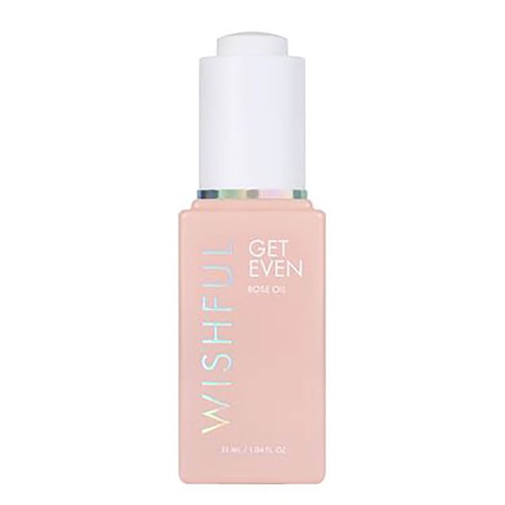 Huda Beauty, Wishful Get Even Rose, Hydrating, Oil, For Face, 10 ml *Miniature - Teknashop Ltd