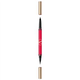 Valentino, Twin Liner, Double-Ended, Gel Pencil Eyeliner, 02, Black & Rosso, 8 g - Teknashop Ltd