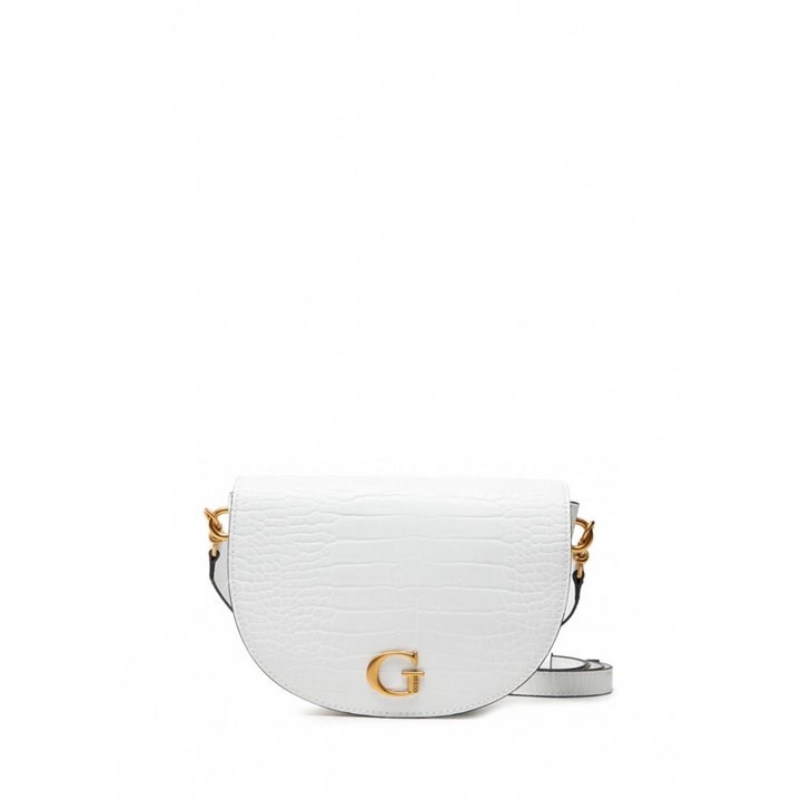 Guess, Danna, Polyurethane, Textile Bag, White, HWCA8420190WHI, For Women, 24 x 17 x 5 cm - Teknashop Ltd