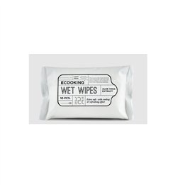 Ecooking, Ecooking, Aloe Vera Extract, Cleansing Wipes, For Face, 10 pcs - Teknashop Ltd