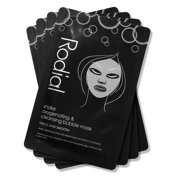 Set, Rodial, Snake, Cleansing, Sheet Mask, For Face, 4 pcs, 22 g - Teknashop Ltd