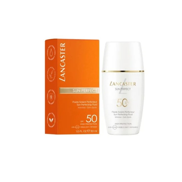 Lancaster Sun Perfect Sun Perfecting Fluid Wrinkles Dark Spots Spf50 30ml - unisex - Teknashop Ltd