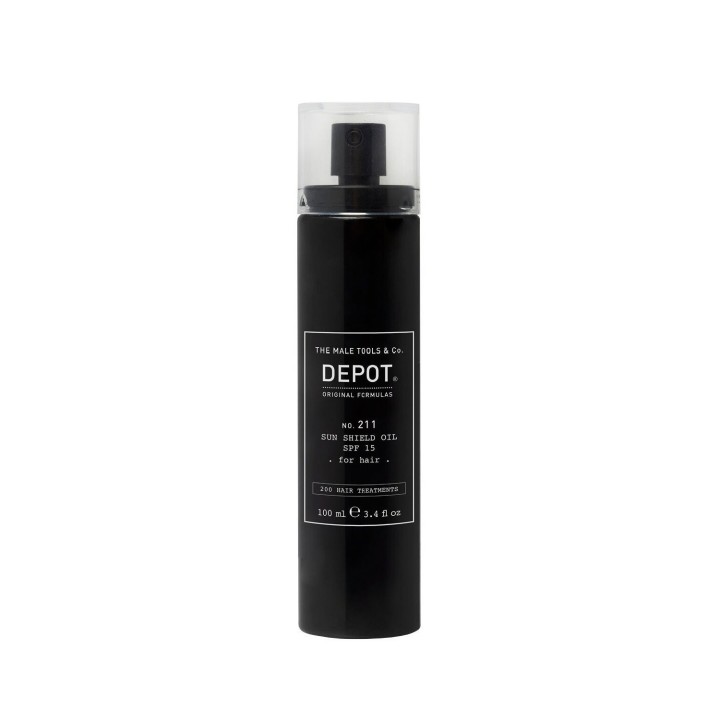 Depot, 200 Hair Treatments No. 211, Hair Spray Treatment, For UV Protection, 100 ml - Teknashop Ltd